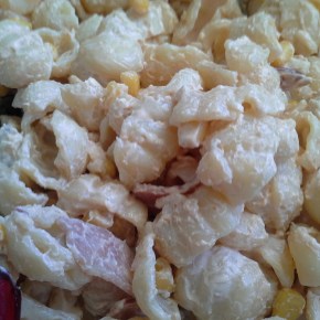 κρύα σαλάτα ζυμαρικών με&nbsp;κοτόπουλο