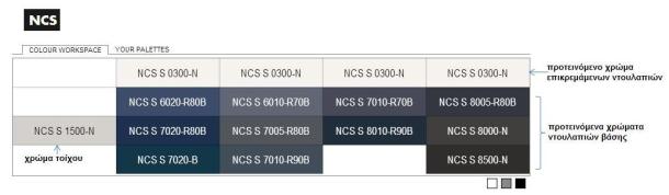 Διχρωμία - παλέτα No1