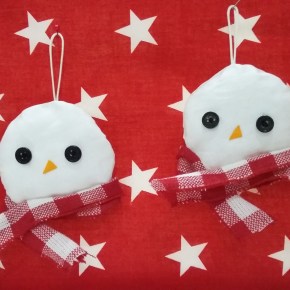 Το πρώτο χριστουγεννιάτικο DIY –&nbsp;Χιονάνθρωποι